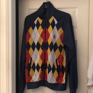 Adidas Argyle Pattern Track Jacket